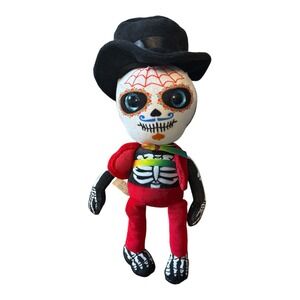 Wishpets Mateo XOXO Dolls Skeleton Plush Day of the Dead Sugar Skull 14" 2019